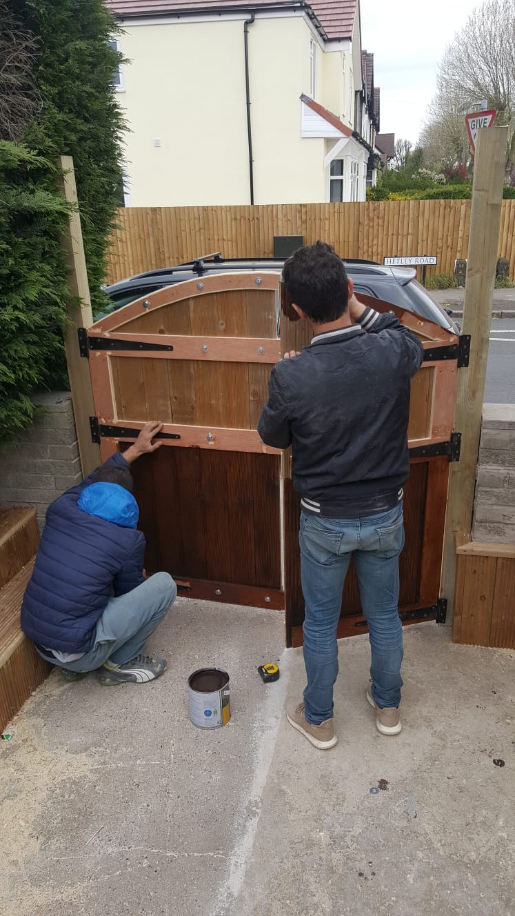 Garage conversion interior finished